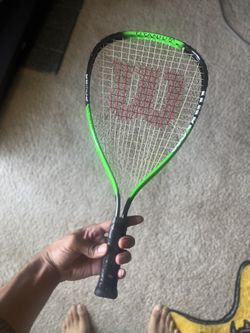 Wilson Titanium “Power” Oversize Racket – Green/Black – Good Used Cond.