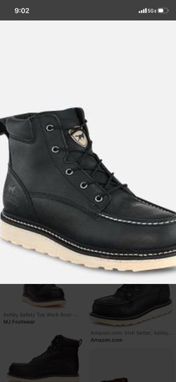 Red Wing Irish Setter Steel Toe Work Boots