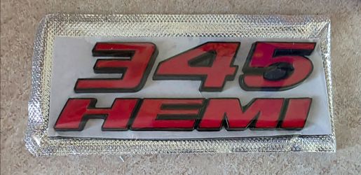 345 hemi badge see all pics more colors sold separately SHIPPING AVAILABLE