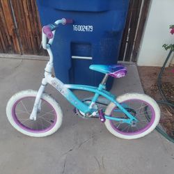 Huffy Girls Toddler Bike With Training Wheels 