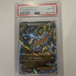 M Charizard Ex Psa10  POKEMON XY FLASHFIRE #69 