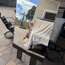 Wynn-wenge bedroom mirror in a good condition