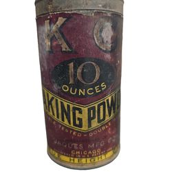 K.C Baking Powder Tin Can 