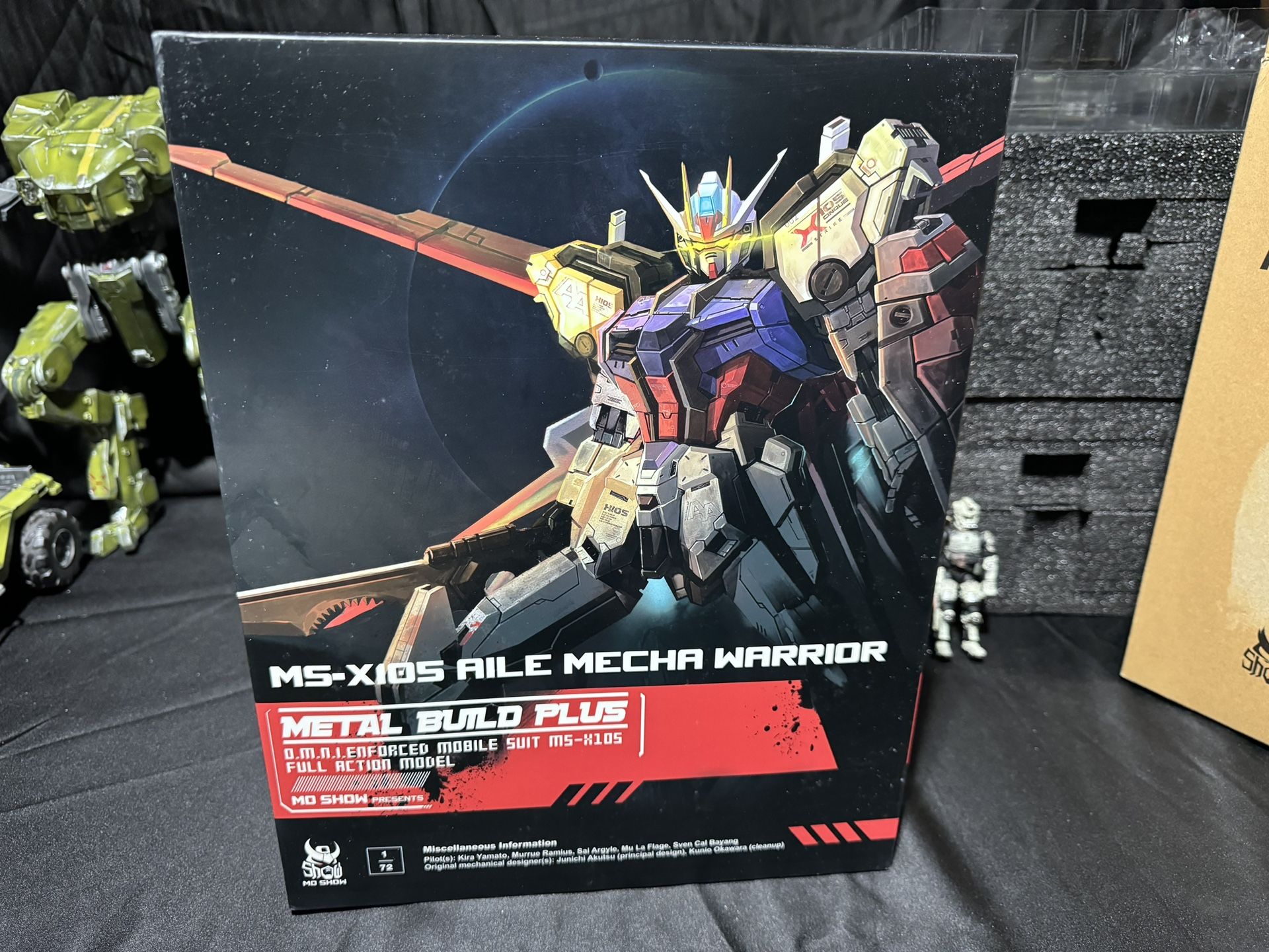 Moshow Toys Aile Strike Gundam Metal Figure