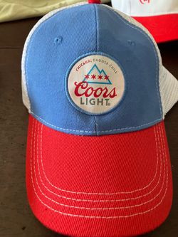 Coors light and Miller lite hats