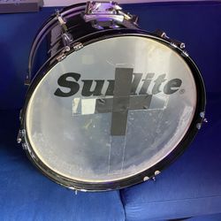 Black 3 Piece Sunlite Drum Set