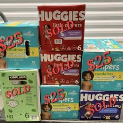 Pampers Size 6