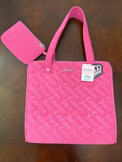 XL Juicy Couture Beach/Overnight tote bag w/small pouch