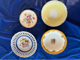 Saucers. Small plates. China. Antique.