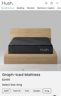 Hush Graph-Iced King Mattress