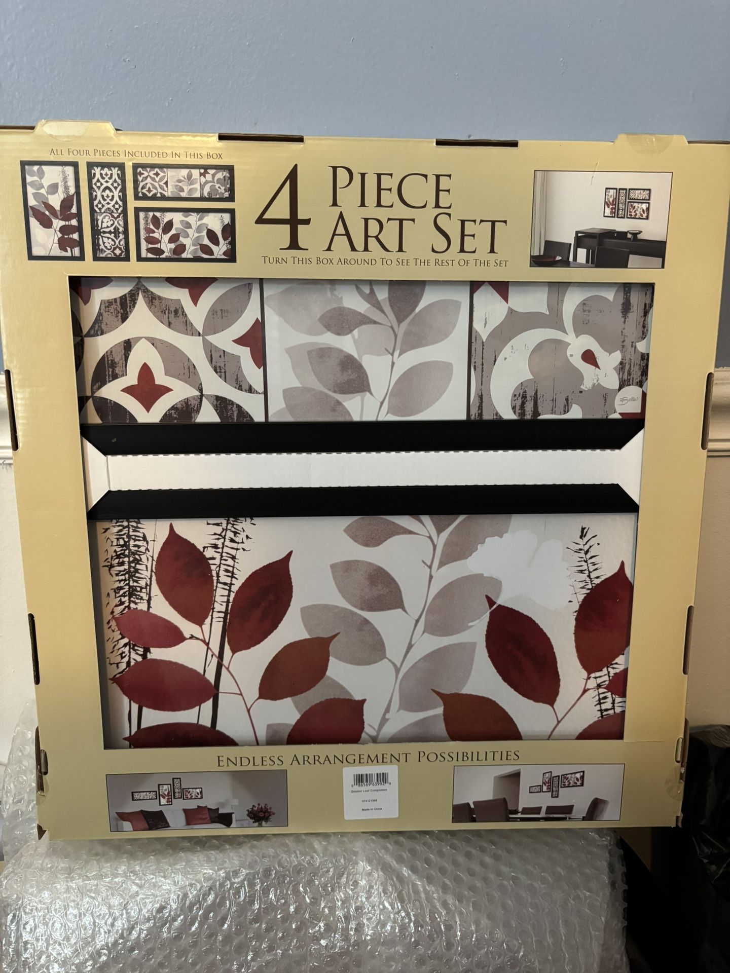 4pc Contemporary Wall Art