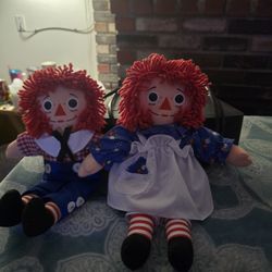 Raggedy Ann And Andy Play School Dolls