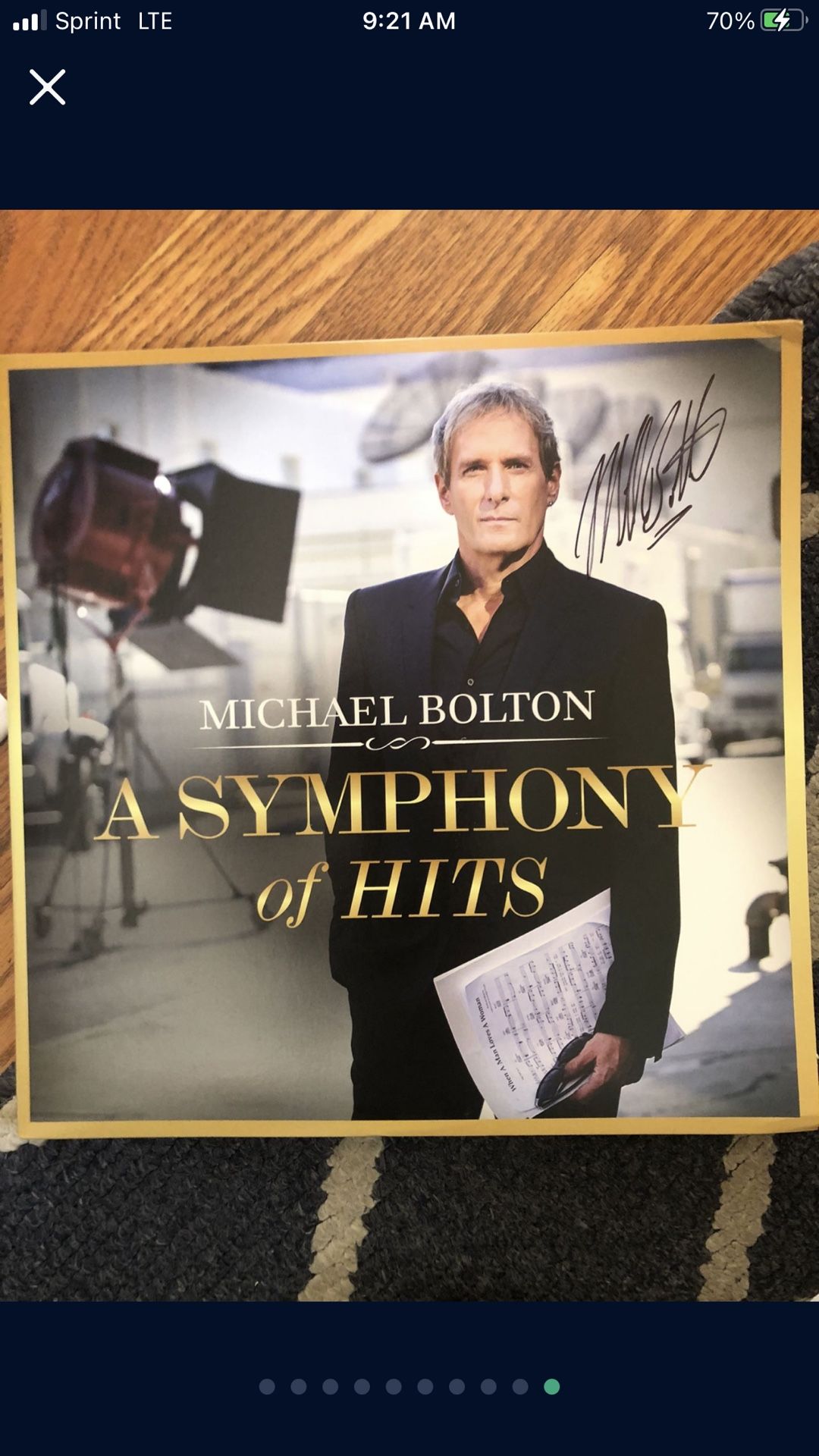 Michael Bolton Collectible Pack - LP, CD, Fragrance, Autographed Items