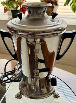 SAMOVAR (tea urn / kettle) - It makes a happy low hum to keep the whole kitchen warm and cozy.