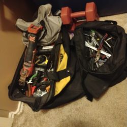 3 Tool Bags With Tools 
