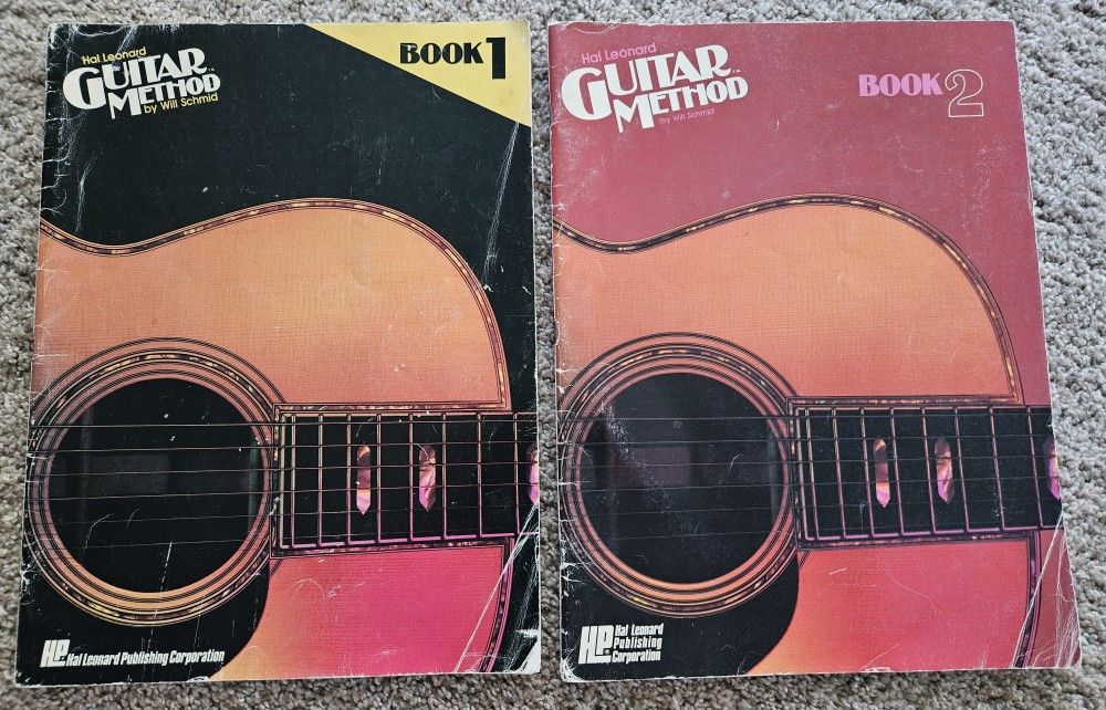 Hal Leonard Guitar Method By Will Schmid Books 1 & 2