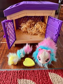 Little Live Pets Mama Surprise Rainbow interactive guinea pig playset