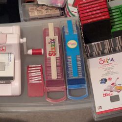 HUGE LOT of Craft Supplies: Sizzix, Stampin Up, Paper, Stamps, Stickers, Tools, etc.