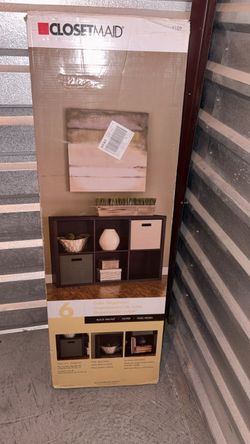 ClosetMaid 6-Cube Organizer Black Walnut