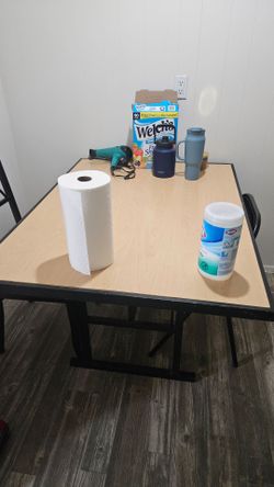 Wooden dining table