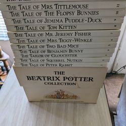 Vintage 1985 Retired Original Beatrix Potter Collection Set Of 12