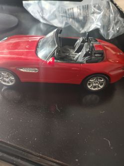 BMW Z8 Red Diecast Model Car
