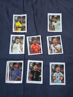 Panini Coca-Cola World Cup Stickers - Lot of 8 Unique Players
