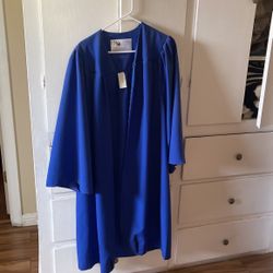 Royal blue Graduation Gown