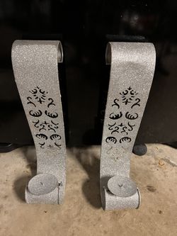 Silver Candle Holders