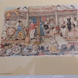 Anton Pieck 7x9 Lithograph 1970