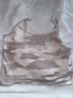 American Eagle Camo Crop Cami