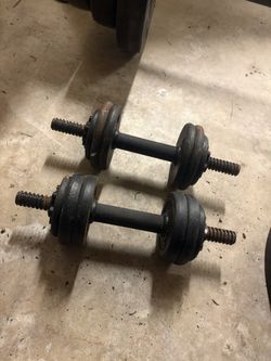 40 Lbs Dumbells