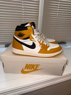 Jordan 1 High OG Yellow Ochre Size 9.5