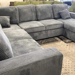 New Sleeper Sectional Sofa Bed Couch! Free Delivery 🚚! 