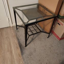 Glass/metal Coffee and Dining Tables