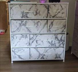 Dresser fabric drawers