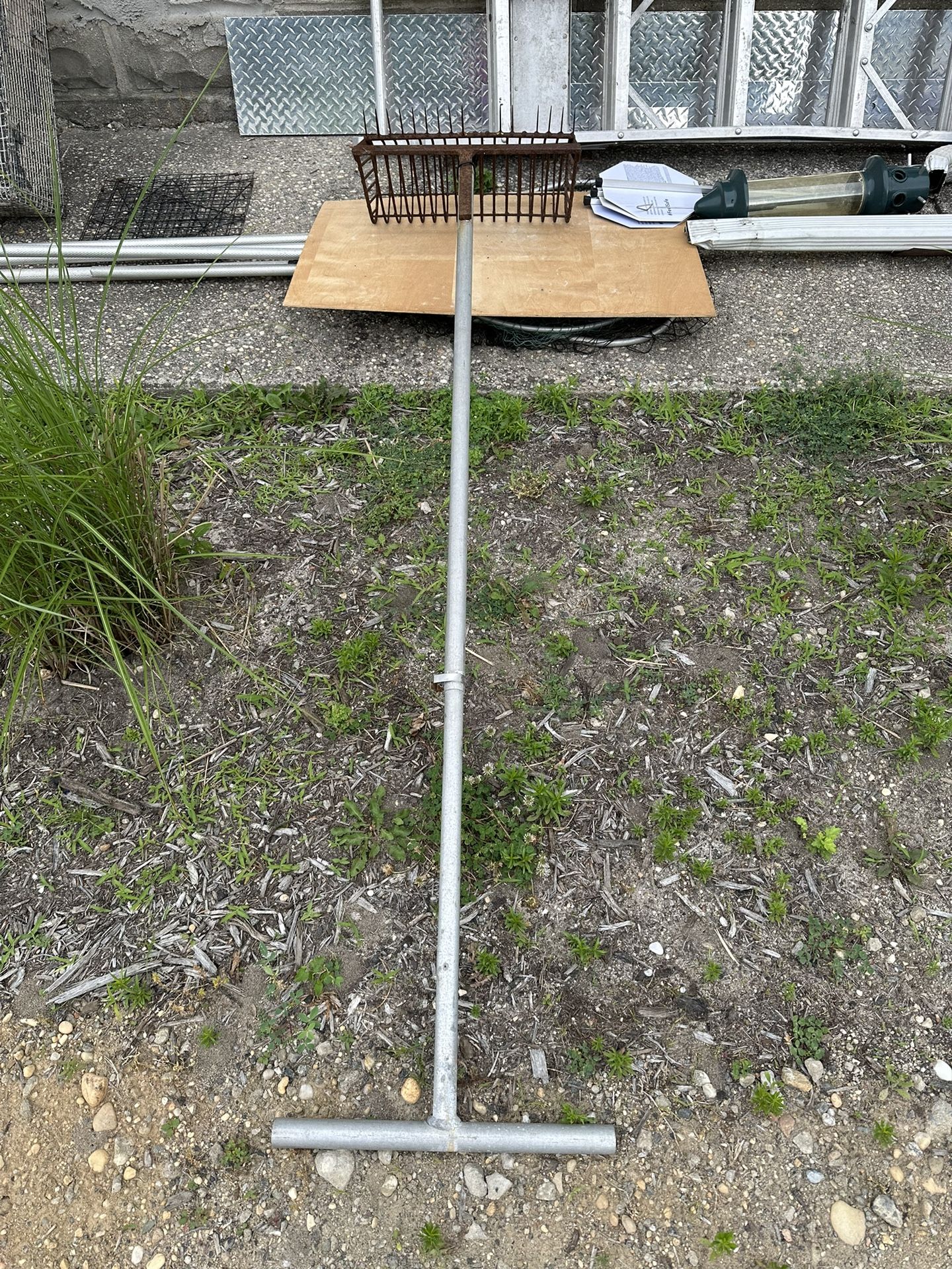 Clam Rake, Commercial Grade / Aluminum Pole Handle