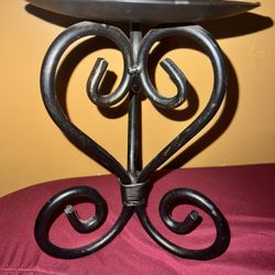 Wrought Iron Candle Holder 
