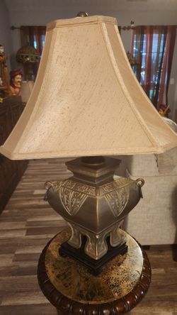 Vintage Asian Lamp 28" Style BRASS (PAIR)