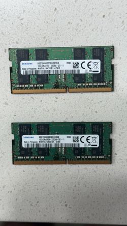 32GB Ram 2x16 DDR 4