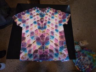 Tie Dye Shirt Large Mandala