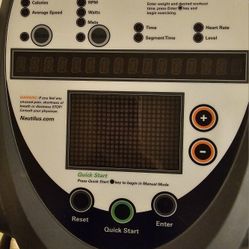 The Nautilus Elliptical Trainer - $300
