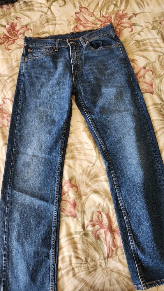 Levis 505 Blue Jeans Size 32/30
