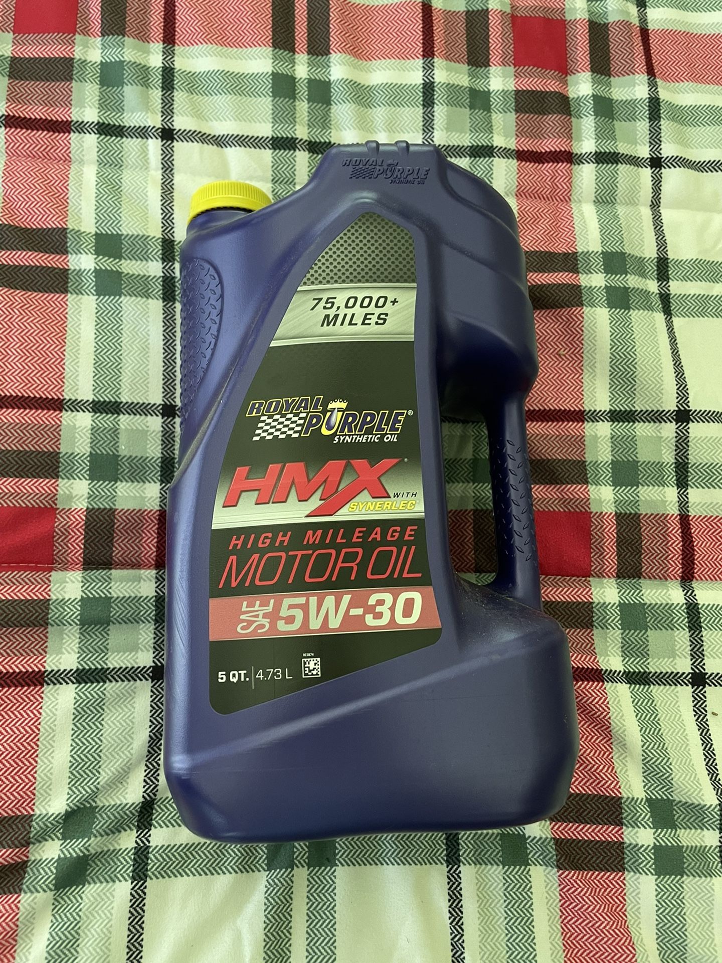 Royal Purple HMX SAE 5W-30 High-Mileage Synthetic Motor Oil (5 Quart)