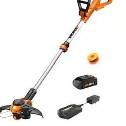 Work 20 Volt String Trimmer And Battery 