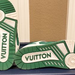 GENUINE - Louis Vuitton LV Skate Sneaker Green - NO BOX