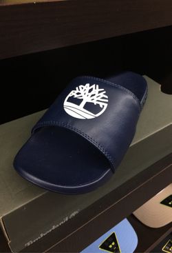 Timberland slide men’s navy $30.00 7-13
