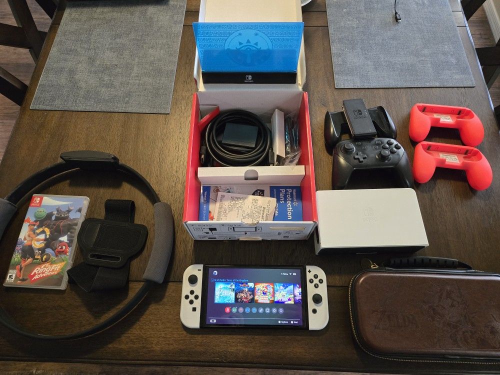 Nintendo Switch OLED + Extras Bundle