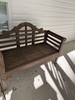 Gorgeous wooden bench