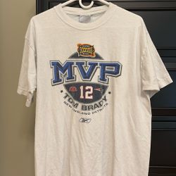 Vintage Tom Brady Patriots Super Bowl 38 Tee Size Medium